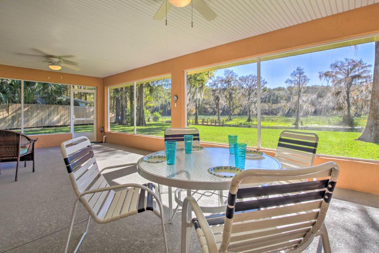 Rainbow River Oasis With Kayaks And Furnished Sunroom! Dunnellon Eksteriør billede