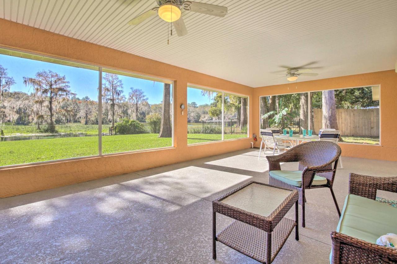Rainbow River Oasis With Kayaks And Furnished Sunroom! Dunnellon Eksteriør billede